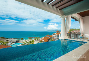 Italian Oceanview PH. 1 Br. SkyPool Butler Suite w/Balcony Tranquility Soaking Tub at Sandals La Source Grenada